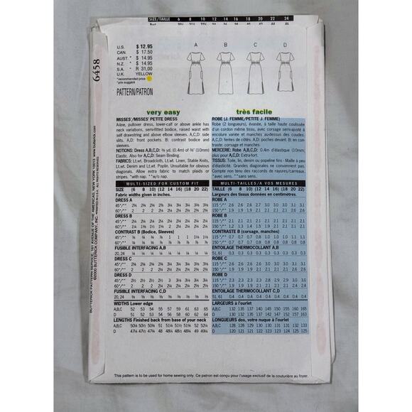 4 Vintage Sewing Patterns Vogue & Butterick Dresses Skirts Tops Jackets Bundle - Picture 9 of 9